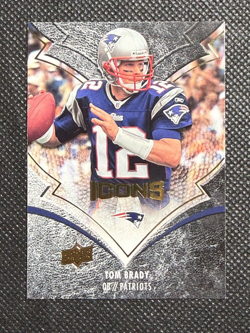 2008 Upper Deck Icons #58 Tom Brady New England Patriots HOF